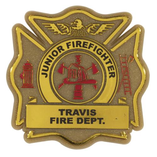 School Swag - CrossFire Gold Valor Badge - Customizable Clips