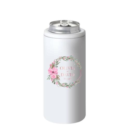 Drinkware - Can Cooler - Swig® 12 oz. Shimmer Skinny Can Cooler, Full Color Digital