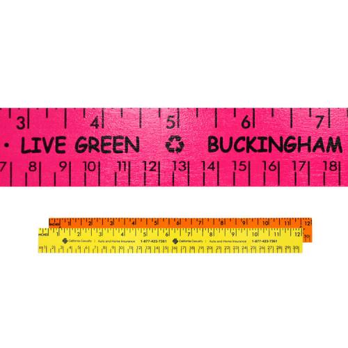 Auto & Tools - Rulers - Radiance 12 DualScale Wood Ruler
