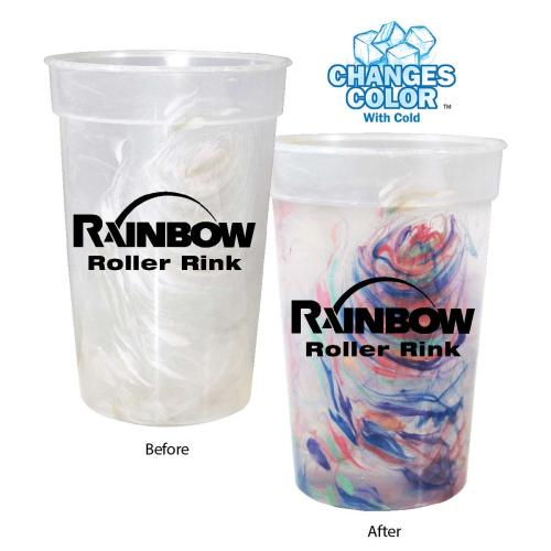 Drinkware - Color Changing - Mood™ 17 oz. Rainbow Confetti Cup Updated