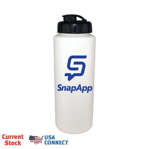 Drinkware - Made in the USA - HydroFlow 32oz Flip-Cap Sports Bottle