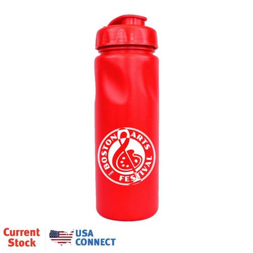 Drinkware - Made in the USA - GripFlow 24oz Flip-Top Water Bottle