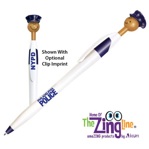 Pens & Writing - OfficerBuddy SmilePen - Blue Hat Medium Tone