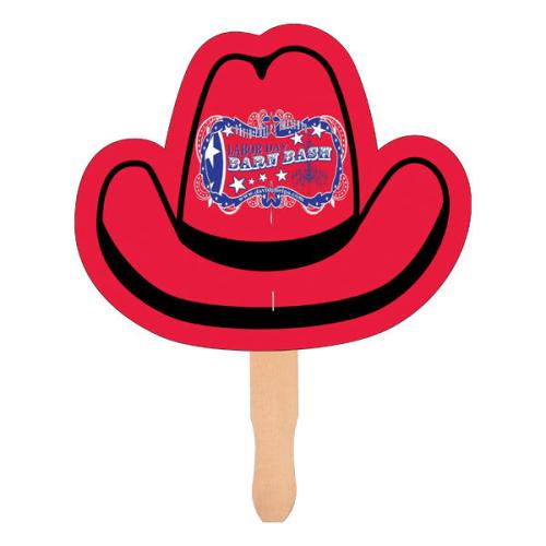 Toys & Novelties - Cowpoke Cooldown Custom Hand Fan, Full Color
