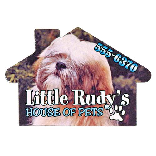 Tradeshow Accessories - Giveaways - Magnets - HomeGlow Full-Color House Magnet