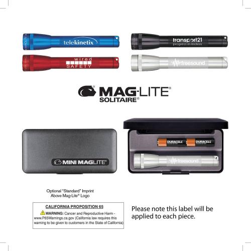 Auto & Tools - Flashlights - M2A Mini MAGLITE® 2AA, Laser Engraved