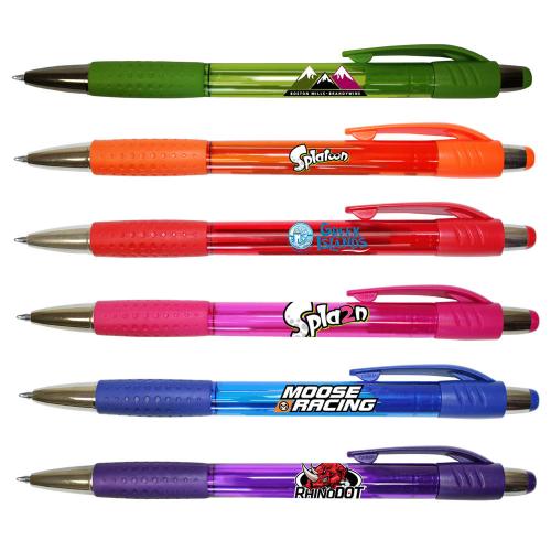 Pens & Writing - VibrantGrasp Click Pen - Full Color Elegance