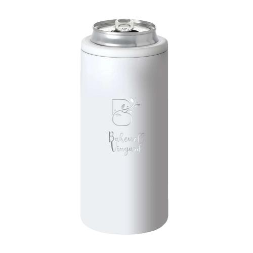 Drinkware - Can Cooler - Swig® 12 oz. Shimmer Skinny Can Cooler, Laser, Premium