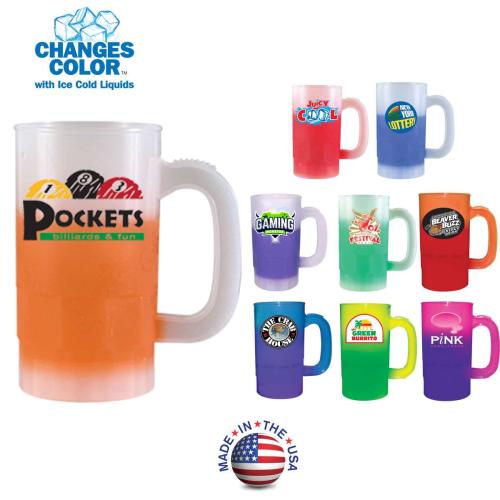 Drinkware - Barware - Beer Glasses & Stiens - Mood™ 14 oz. Beer Stein (1 Side), Full Color Digital