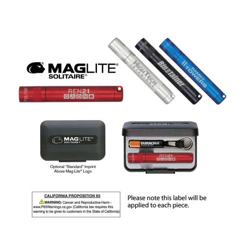 Auto & Tools - Flashlights - K3A MAGLITE® Solitaire 1AAA, Laser Engraved