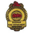 FlameGuard Gold Badge Clip â Customizable Accent