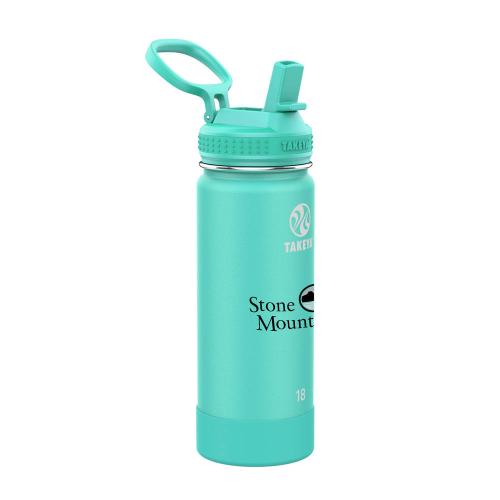 Drinkware - Sports Bottles - Takeya&reg; 18 oz. Actives with Straw Lid, Full Color Digital