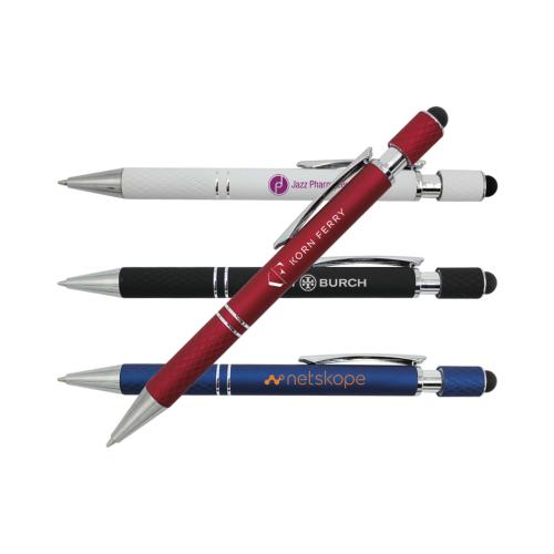 Pens & Writing - Metal Pens - Halcyon® Executive Metal Spin Top Pen with Stylus