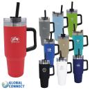 Halcyon&reg; 40 oz. Mug, Global Connect - Laser Standard