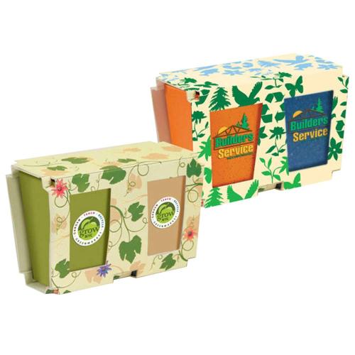 Occasions - Earth Day - EcoHarmony Biodegradable Planter Pair
