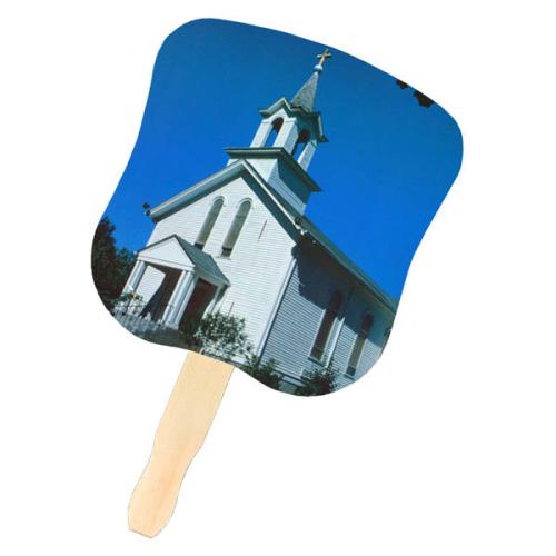 Toys & Novelties - White Church Hand Fan
