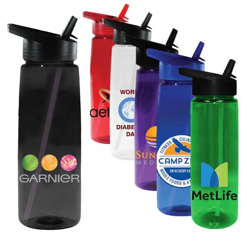 Drinkware - Sports Bottles - PolyQuench 30 oz. ColorStreak Bottle