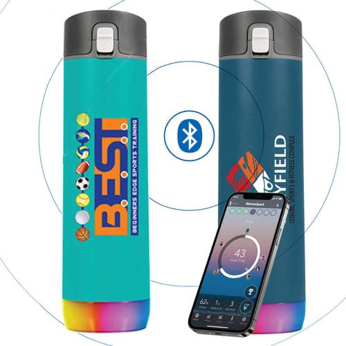 Drinkware - Sports Bottles - HidrateSpark® 21 oz. PRO with Chug Lid, Full Color Digital