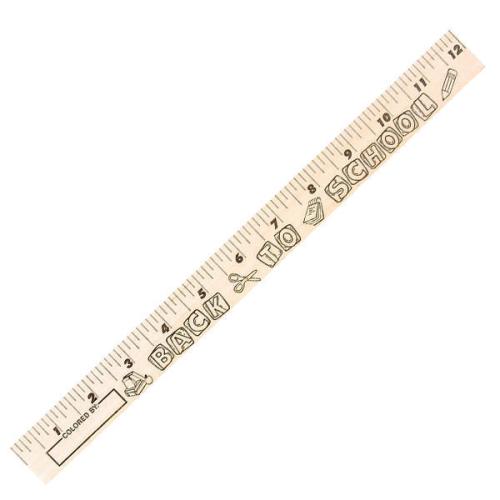 Auto & Tools - Rulers - Woodland Edge Color Ruler - Natural Finish