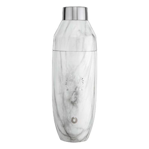 Drinkware - Barware - Snowfox® 24 oz. Marble Cocktail Shaker, Laser, Standard