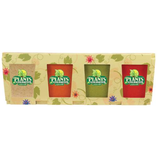 Occasions - Earth Day - VerdantVibes Eco Planter Set - 4 Pack