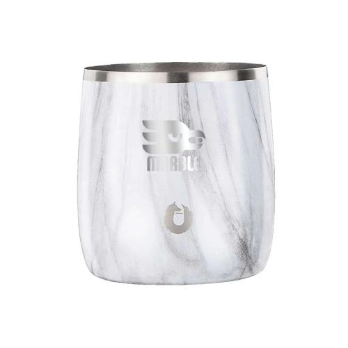 Drinkware - Barware - Cocktail Glasses - Snowfox® 11 oz. Marble Rocks Glass, Laser, Standard