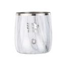 Snowfox&reg; 11 oz. Marble Rocks Glass, Laser, Standard