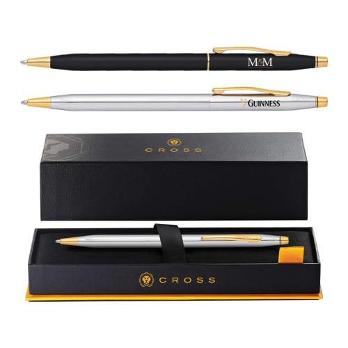 Pens & Writing - Ballpoint Pens - Cross® Classic Century Ballpoint Pen with 23kt Gold Plated Appointments, Full Color Digital