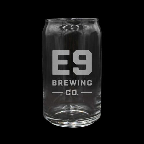 Drinkware - Made in the USA - FoamHug 16oz Premium Glass Can