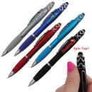 Halcyon&reg; Silhouette Spin Top Pen with Stylus, Full Color Digital