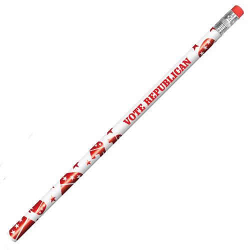 Pens & Writing - Pencils - Republican Sparkle Political Pencil