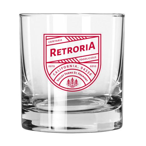 Drinkware - Made in the USA - EleganceClear 11oz USA Rocks Glass