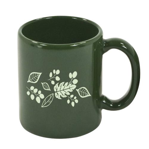 Drinkware - Made in the USA - Emerald Sipster 11oz Green Coffee Mug