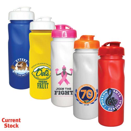 Drinkware - Sports Bottles - CycleSip 24oz Custom FlipTop Bottle