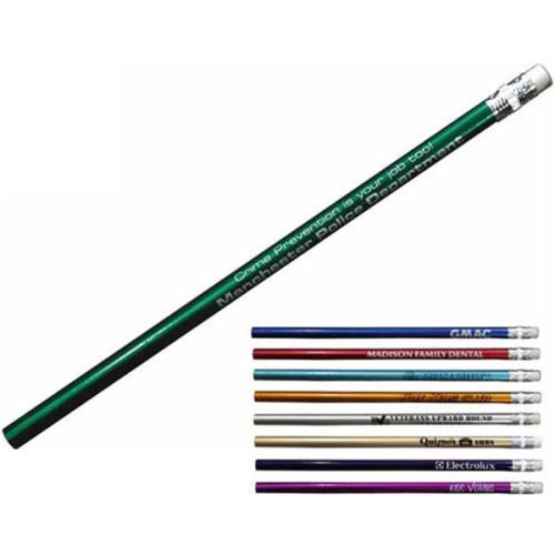 Pens & Writing - Pencils - GlintGraphite Metallic Wood Pencil
