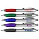 Streamline SatinGrip Click Pen - Blue Ink