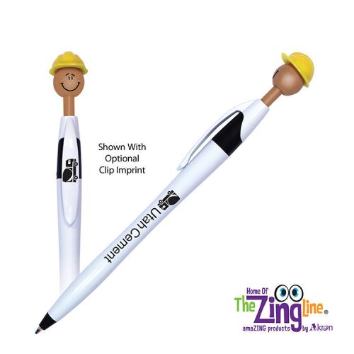 Pens & Writing - ZingSafe Smiley Helmet Pen - Medium Tone