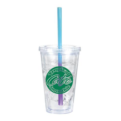 Drinkware - Color Changing - 16 oz. Victory Acrylic Tumbler with Mood&trade; Straw