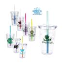 16 oz. Victory Acrylic Tumbler with Mood&trade; Straw
