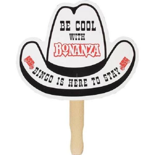 Toys & Novelties - Cowboy Breeze Hat-Shape Promo Fan