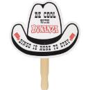 Cowboy Breeze Hat-Shape Promo Fan