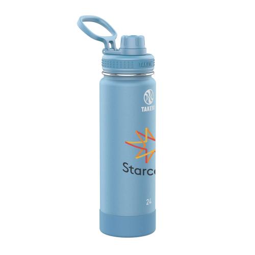 Drinkware - Sports Bottles - Takeya® 24 oz. Actives with Spout Lid, Full Color Digital