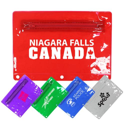 Occasions - Earth Day - BinderBright Vinyl Zipper Pack - Clear Colors