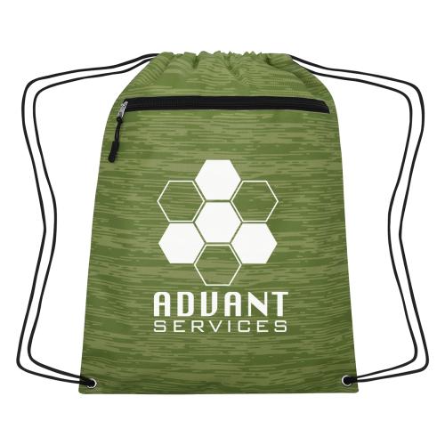 Bags - Drawstring Bags - Nylon & Polyester - ZippaDraw Sport Pack - 600D Poly Drawstring