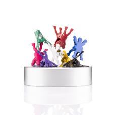 Clipoz Pyramid Colorful Magnetic Desk Set - Clips & Fasteners