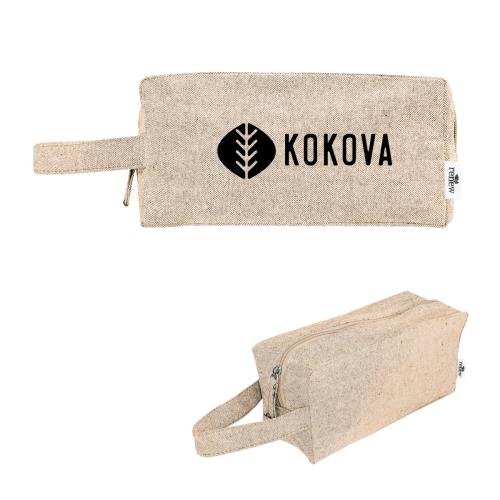 Bags - Shoe Bags - EcoVie Recycled Cotton Travel Pouch
