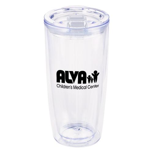 Drinkware - Tumblers - ClariChill 19oz Clear Acrylic Tumbler