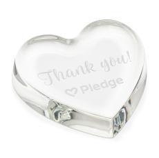 HeartGlow Crystal Desk Sentiment - Paperweights