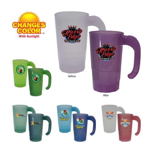 Drinkware - Barware - Beer Glasses & Stiens - SunShift 20oz UV Beer Stein