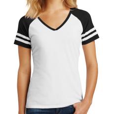 District Made&reg; Ladies' Game V-Neck Tee - Apparel